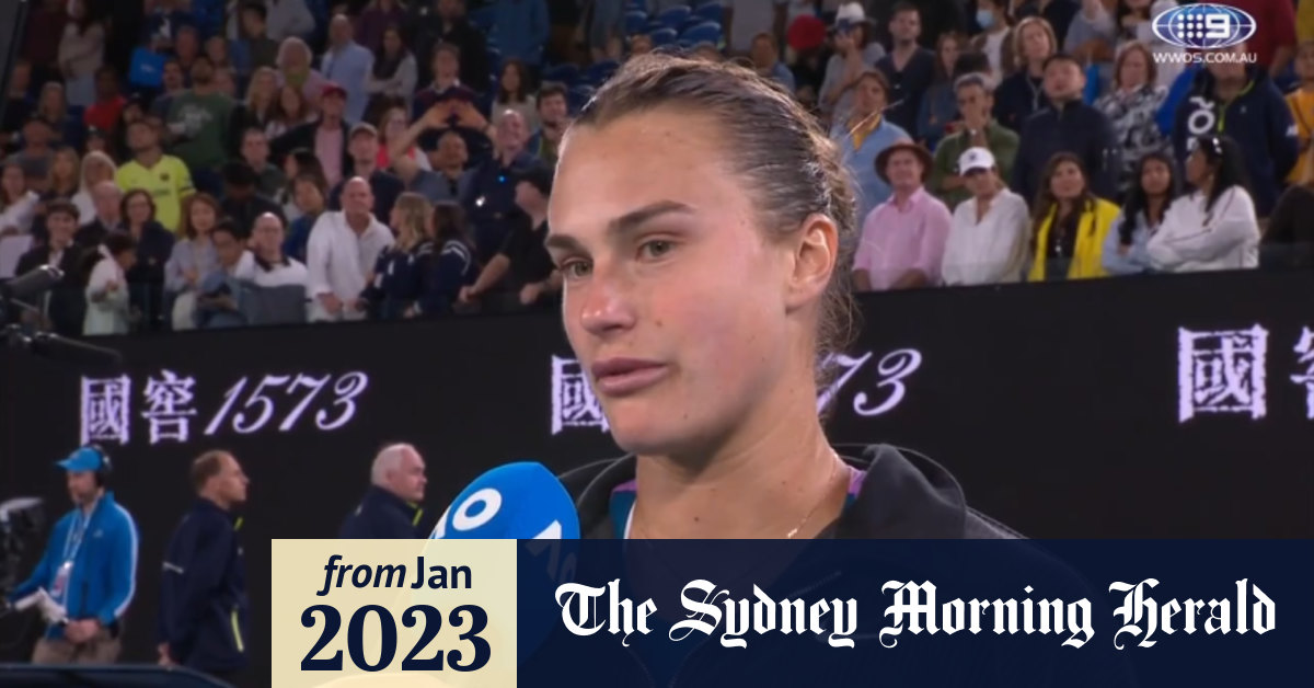 Video: Sabalenka reflects on semi win
